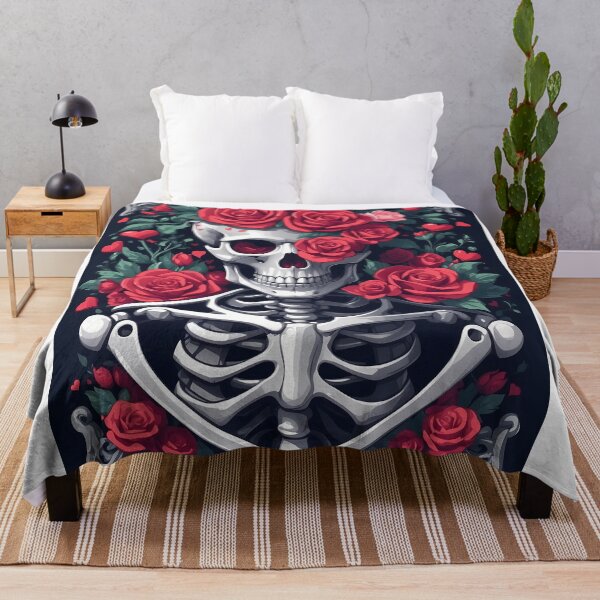 Item preview, Skull With Roses designed and sold by wplamkung.