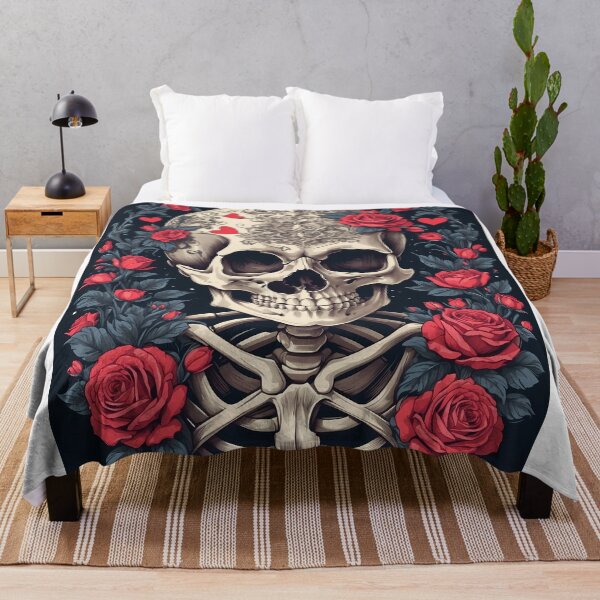 Item preview, Skull With Roses designed and sold by wplamkung.