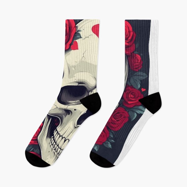 Item preview, Skull With Roses designed and sold by wplamkung.