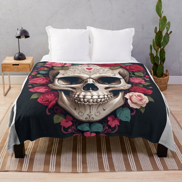 Item preview, Skull With Roses designed and sold by wplamkung.