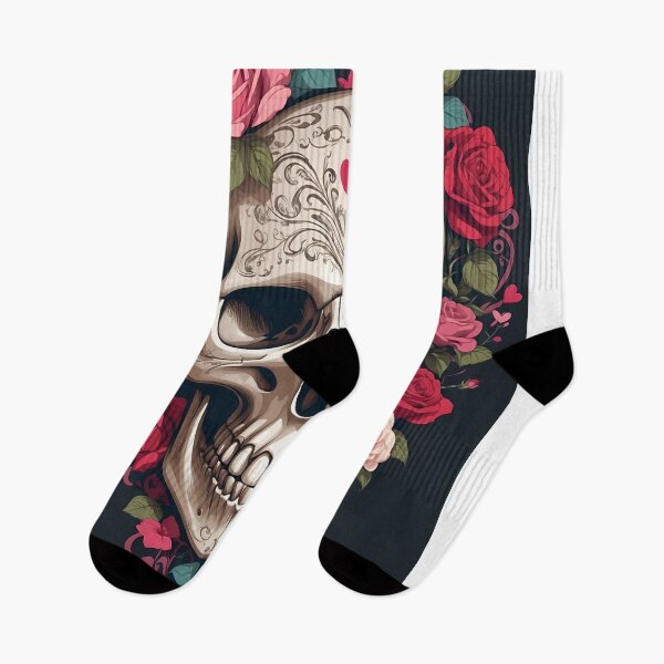Item preview, Skull With Roses designed and sold by wplamkung.