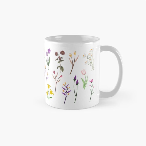 Item preview, Beautiful Floral Flower mugs designed and sold by mrrootdesign.
