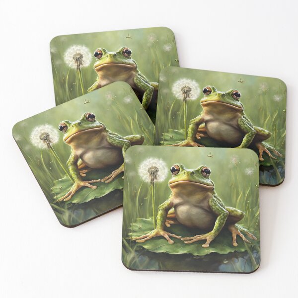 Item preview, Dandelion Frog designed and sold by ArtsOfBats.