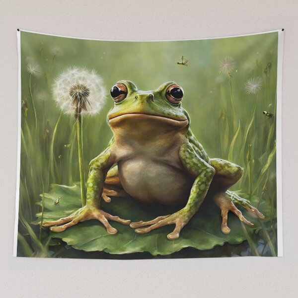 Item preview, Dandelion Frog designed and sold by ArtsOfBats.