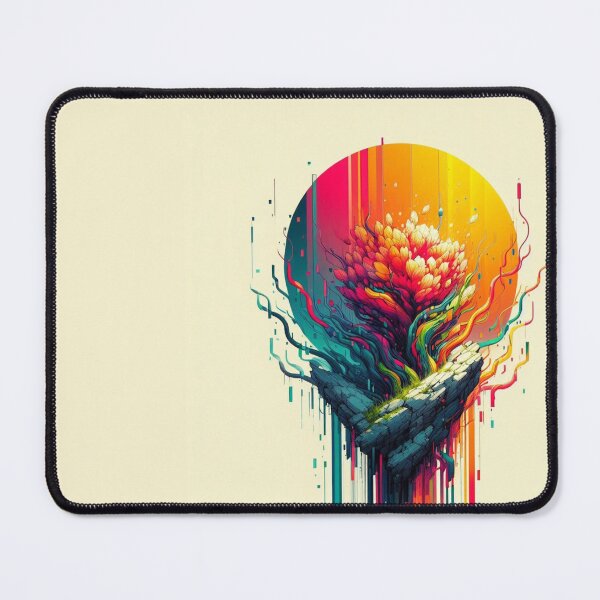 Item preview, Blooming Resilience: A Surreal Floral Portrait designed and sold by Rafal Saluszewski.