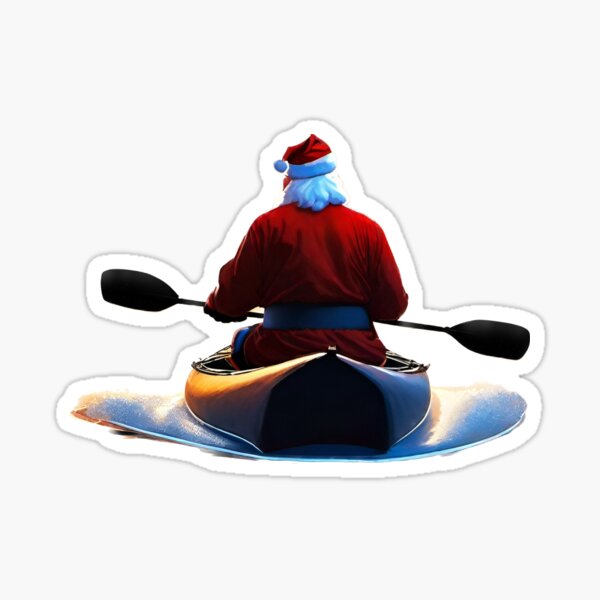 Item preview, Kayak Santa Clause  designed and sold by MatrixTattoo.