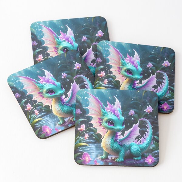 Item preview, Green and pink dragon designed and sold by DesignsbyVelvet.