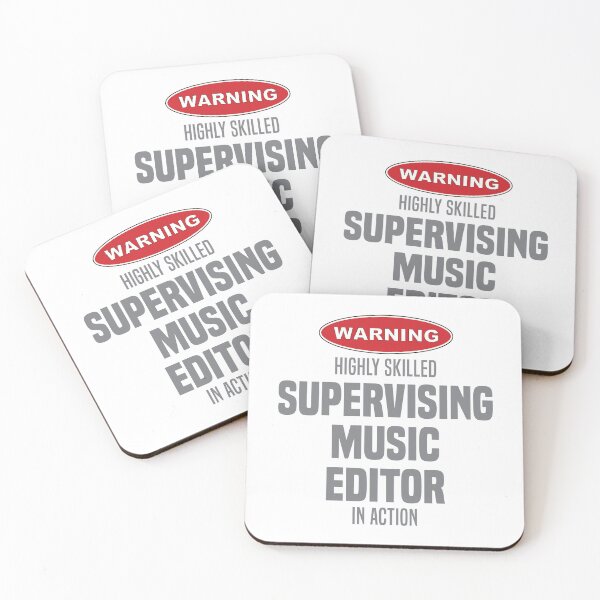 Item preview, Highly Skilled Supervising Music Editor in Action designed and sold by NermilioDesigns.