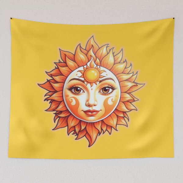 Item preview, boho sun sticker designed and sold by MartaOlgaKlara.