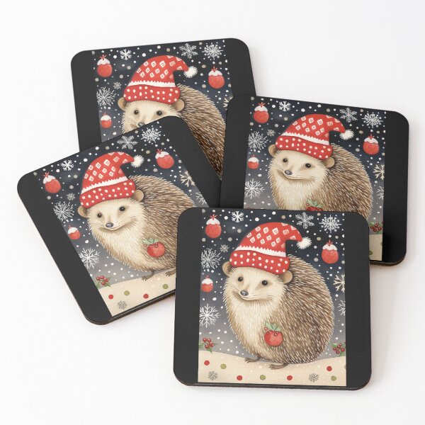 Item preview, Hedgehogs In Christmas designed and sold by TorpStore.