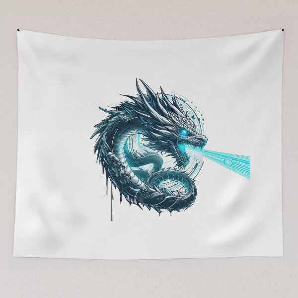 Item preview, cool anime dragon T-shirt  designed and sold by crea8iveway.