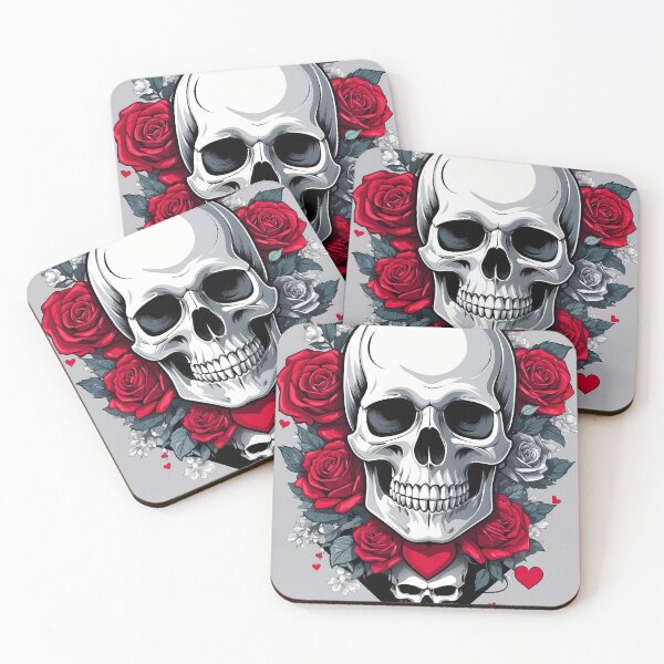 Item preview, Skull With Roses designed and sold by wplamkung.