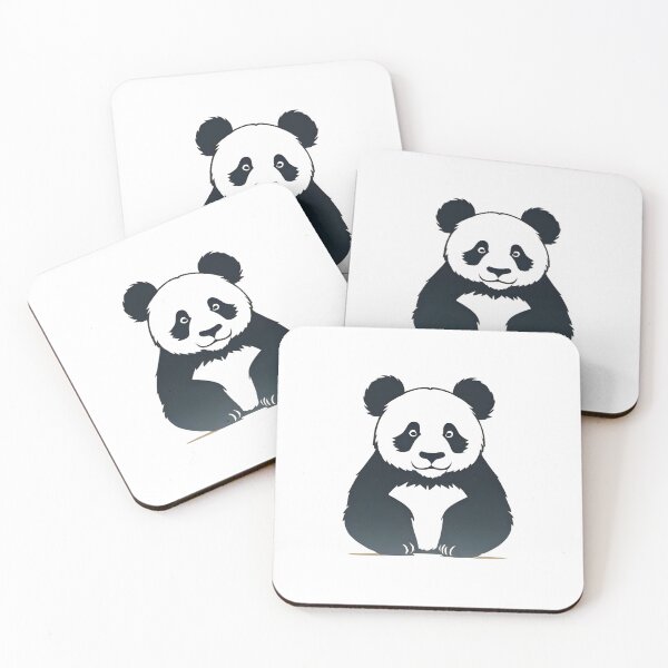 Item preview, "Panda Prowess: Adorable Silhouette" designed and sold by ArtistKunal123.
