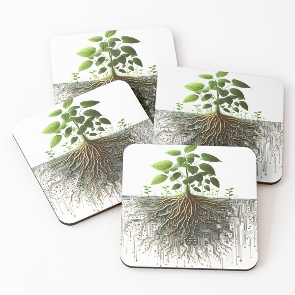 Item preview, RootRevolt - Tree Tech-Nature Fusion designed and sold by WorkingsHandsBD.