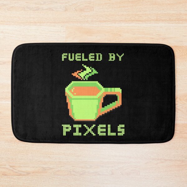 Item preview, Fueled By Pixels Funny Gamers Loves Drink Coffee designed and sold by MotivaChic.