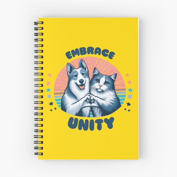 Item preview, Unity Paws: Cats & Dogs Celebrating Peaceful Coexistence designed and sold by ShobulousStudio.