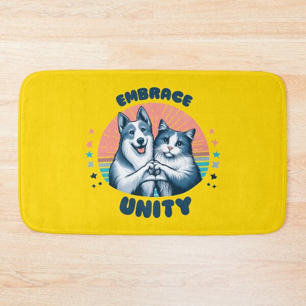 Item preview, Unity Paws: Cats & Dogs Celebrating Peaceful Coexistence designed and sold by ShobulousStudio.