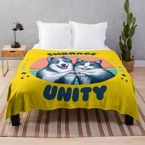 Item preview, Unity Paws: Cats & Dogs Celebrating Peaceful Coexistence designed and sold by ShobulousStudio.