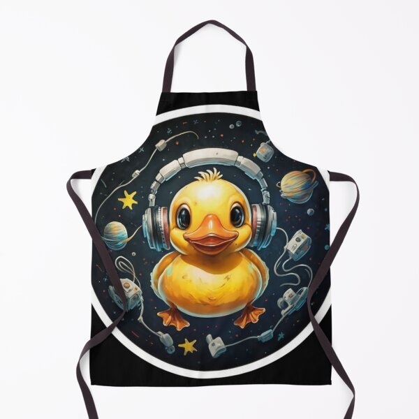 Item preview, a yellow duck in space designed and sold by effateON.