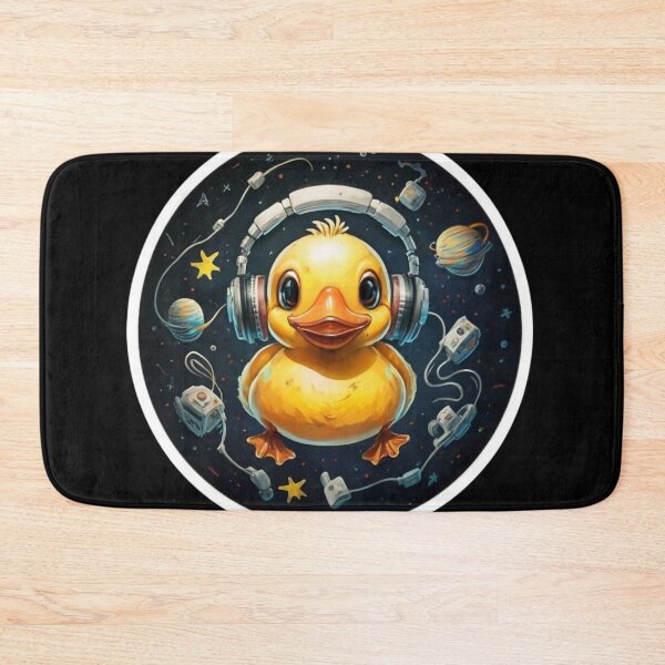 Item preview, a yellow duck in space designed and sold by effateON.