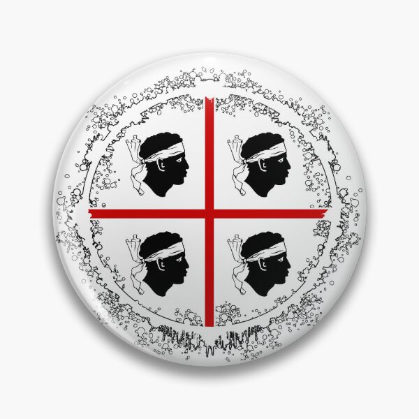 Item preview, Sardegna - Sardinia Flag - 4 Mori Stains designed and sold by miskaralise.