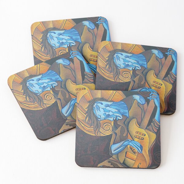 Item preview, The Old Guitarist Re-Imagined (S) designed and sold by SuritaBouwer.