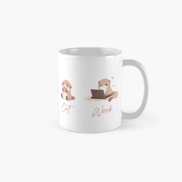 Aperçu de l'œuvre Mangez une loutre endormie, répétez créée et vendue par unsungshop.