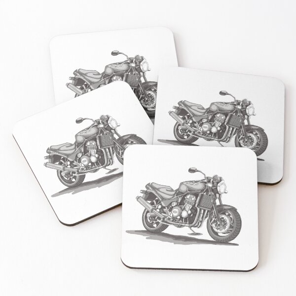 Item preview, Drawing of Vintage Classic Motorbike Speed Triple 1994 designed and sold by GaalArt.