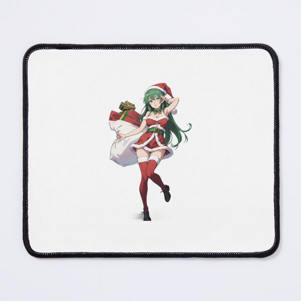 Item preview, Cute anime girl in santa outfit designed and sold by Wxjtecki.