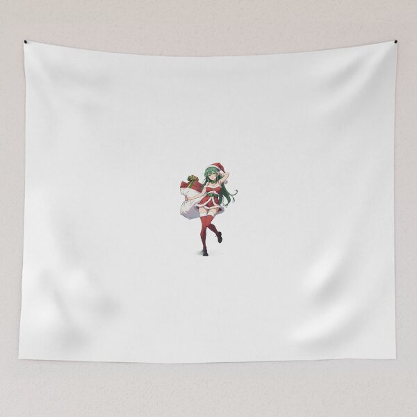 Item preview, Cute anime girl in santa outfit designed and sold by Wxjtecki.