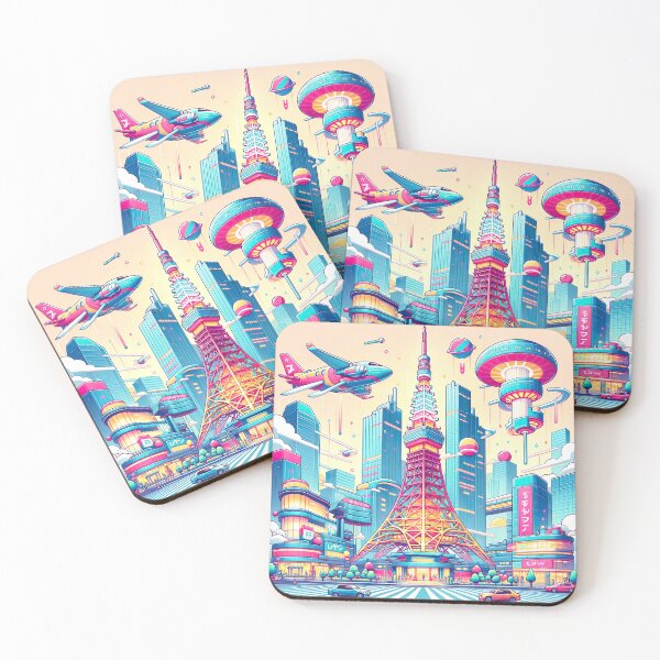 Item preview, Tokyo Tower Kawaii Illustration designed and sold by unrealartwork.