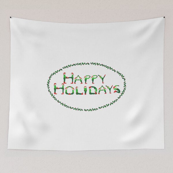 Item preview, Christmas Elves - Happy Holidays designed and sold by PauliGross.