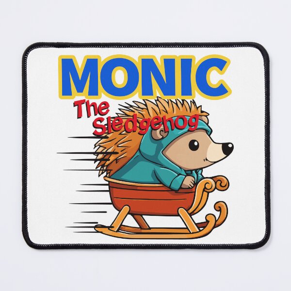 Item preview, Monic The Sledgehog Cute Hedgehog on a Sledge designed and sold by Marvinarts d.