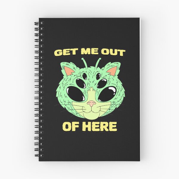 Item preview, halloween alien Cute Kitty get me out of here designed and sold by Dhirendra Rajpurohit.