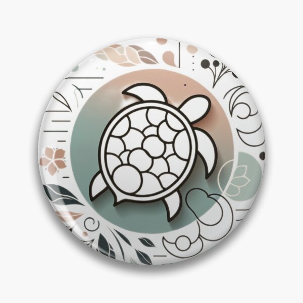 Item preview, Floral Turtle: Serenity of Nature designed and sold by E1Dorado.