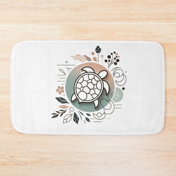 Item preview, Floral Turtle: Serenity of Nature designed and sold by E1Dorado.