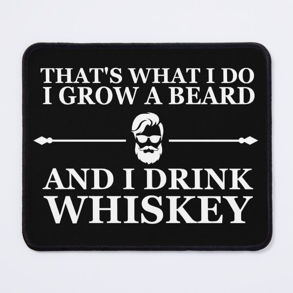 Item preview, Funny drinking whiskey quote lover bearded man drinker sayings jokes designed and sold by Alexaltay.