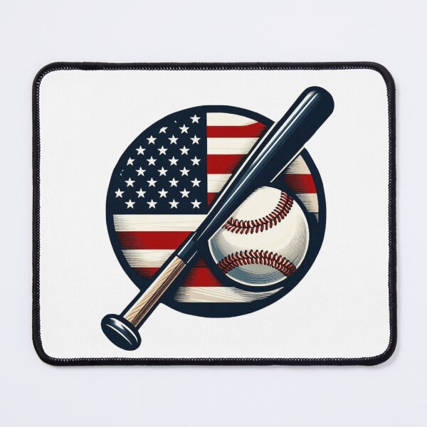 Item preview, Patriotic Baseball designed and sold by HeadTurningArt.