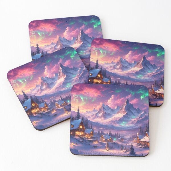 Item preview, Wonderful Fairy Tale Christmas Scene AI Artwork designed and sold by FRTcreative.