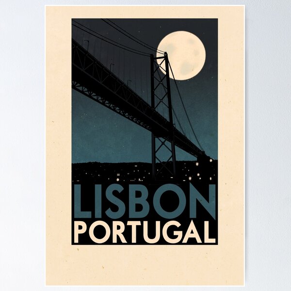Artikel-Vorschau von Reise Poster - Lissabon Portugal, designt und verkauft von ruiricardo.