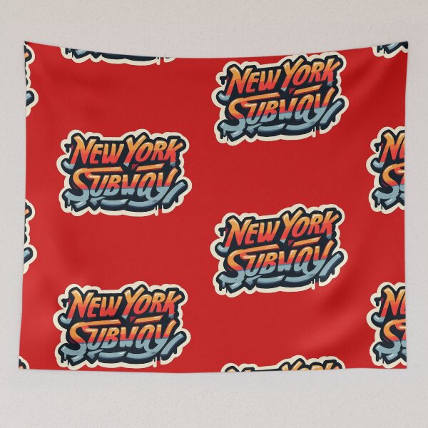 Item preview, New York Subway graffiti NYC Subway Train designed and sold by MayaDelaye.