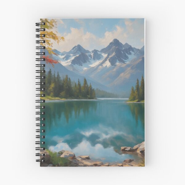Item preview, MOUNTAIN LAKE IN AUTUMN designed and sold by Maysgallery.