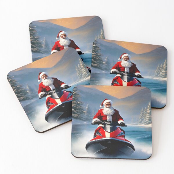 Item preview, Santa Jet Ski designed and sold by MatrixTattoo.