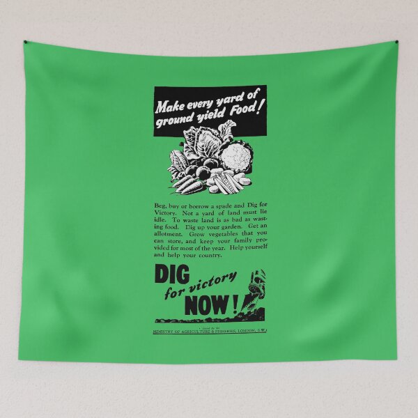 Item preview, DIG FOR VICTORY - wartime advert designed and sold by ThrowbackAds.