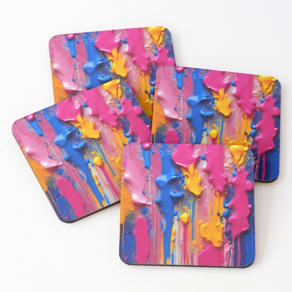 Item preview, Pink Blue Yellow Wet Paint designed and sold by Bunmigraphics .