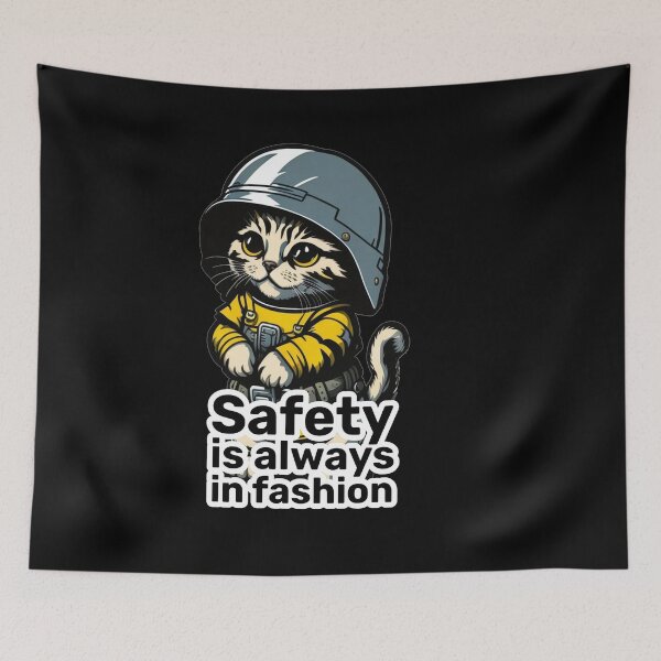 Item preview, Safety is always in fashion designed and sold by arf13.