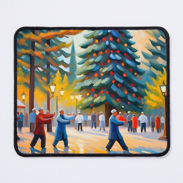 Item preview, Tai chi practice at Christmas time designed and sold by HofTao.