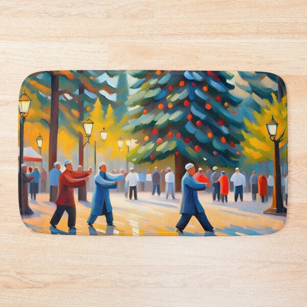Item preview, Tai chi practice at Christmas time  designed and sold by HofTao.