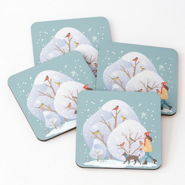 Item preview, Winter Walking With Dog designed and sold by AnulaArt.