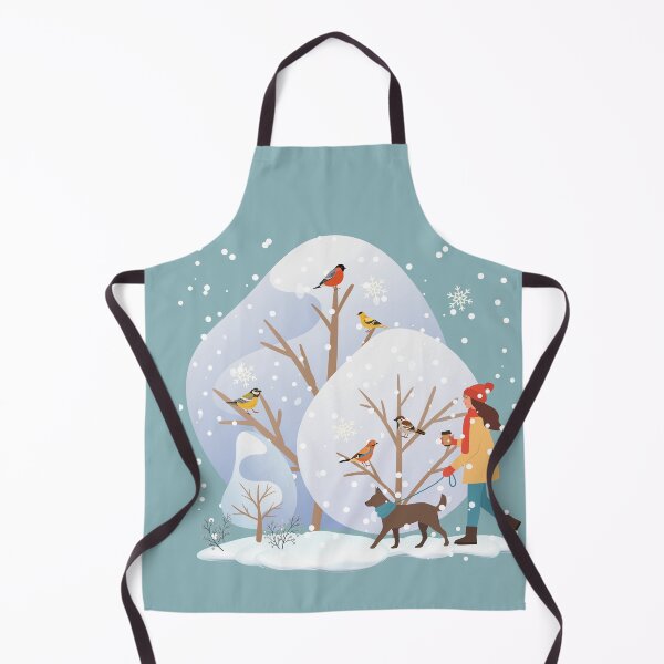 Item preview, Winter Walking With Dog designed and sold by AnulaArt.